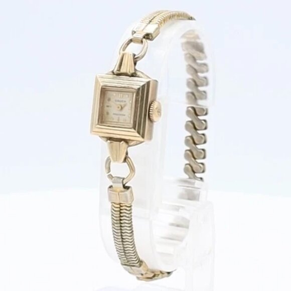 Vintage Gruen 275/837 Square Precision Ladies Mechanical Wristwatch 275 Swiss - Picture 1 of 5